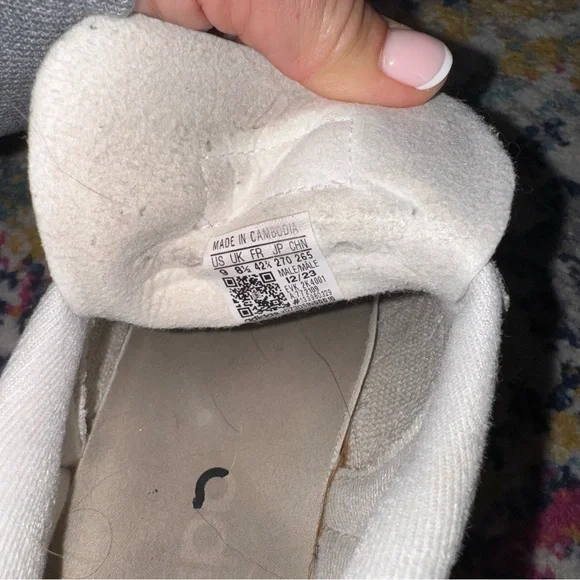 adidas Samba Used Indoor futbol shoe Men's 9 in white and black - Picture 4 of 7